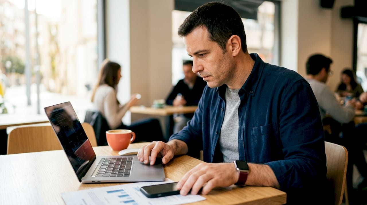 Especialista configurando el seguimiento de conversiones
